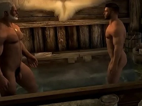 Skyrim hot bath after the battle