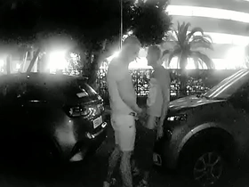 Hidden spy cam outdoor