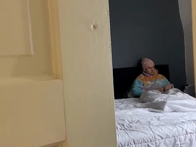 My perv roommate spys on me & films me masturbating!