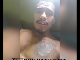 Marcelo pauzao batendo e gozando na cama